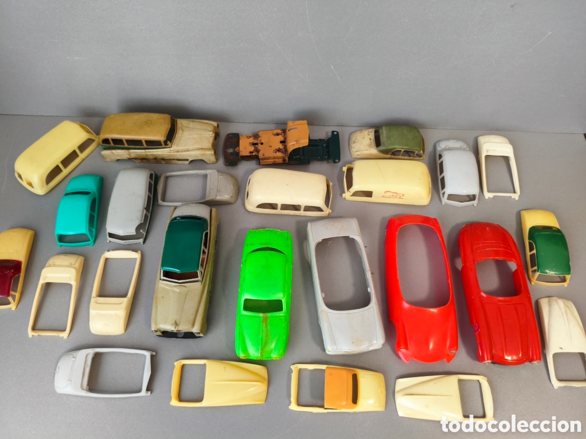 Juguetes antiguos Pay&aacute;: PAY&Aacute;, LOTE DE PIEZAS CONSTRUCCIONES PAY&Aacute;, CITROEN DS, DAUPHINE ETC