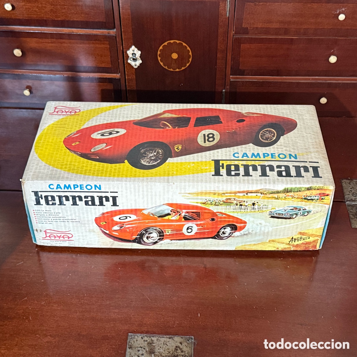 Brinquedos antigos Pay&aacute;: Paya - Ferrari 250 Le Mans (LM) Campe&oacute;n