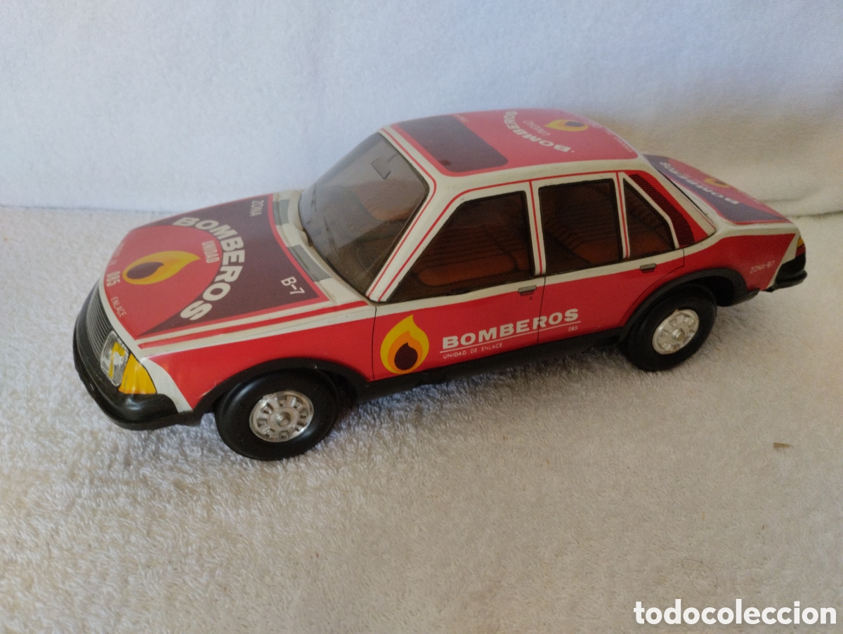 Juguetes antiguos Pay&aacute;: Coche chapa Paya Unidad de Bomberos