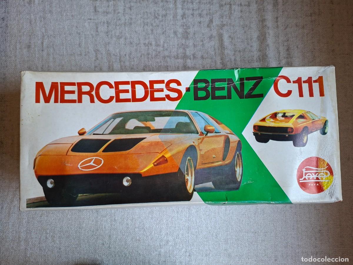 Juguetes antiguos Pay&aacute;: Mercedes-Benz C 111 Rally Pay&aacute;, cabledirigido. A&ntilde;os 70