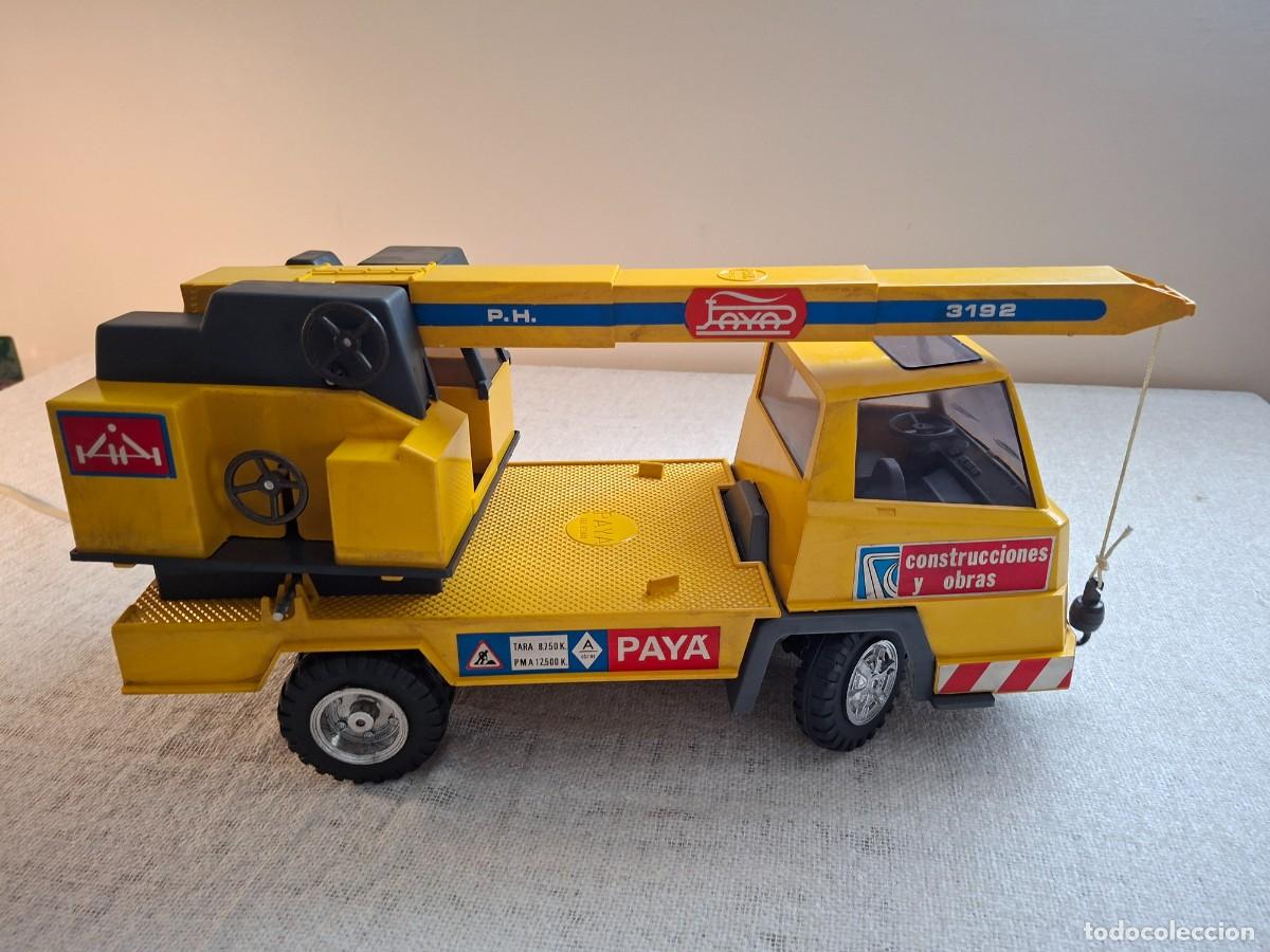 Juguetes antiguos Pay&aacute;: Cami&oacute;n Gr&uacute;a Super Reno de PAY&Aacute;. Ref. 3192. A&ntilde;os 70