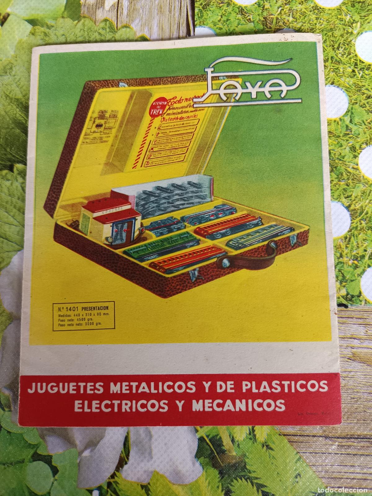 Juguetes antiguos Pay&aacute;: CATALOGO PAYA 1401 TREN S Y OTROS JUGUETES METALICOS Y PLASTICOS MECANICOS, ELEC. DEPLEGABLE A&Ntilde;OS 50