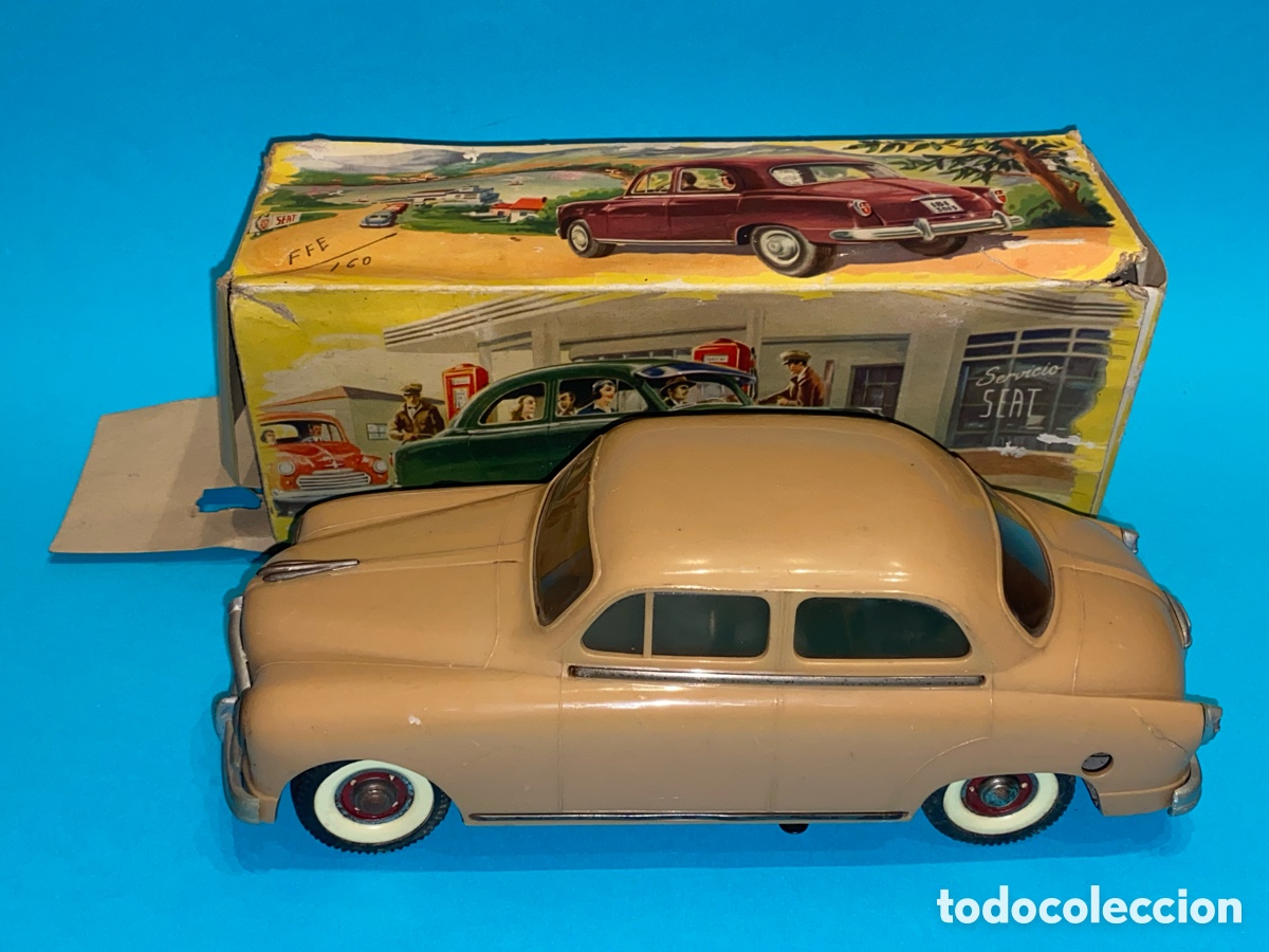 Juguetes antiguos Pay&aacute;: SEAT 1400 B de PAYA, en caja original, a&ntilde;os 60.