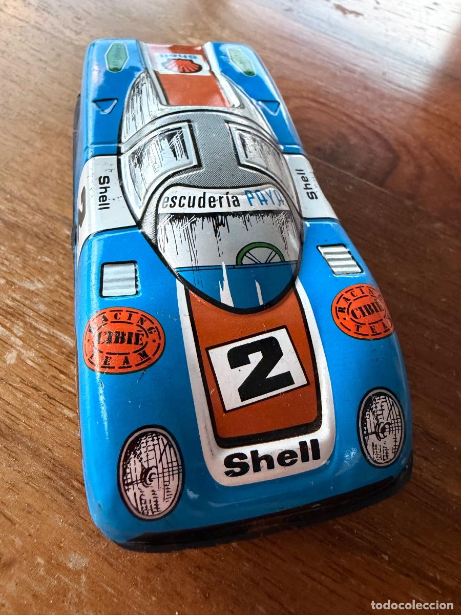 Juguetes antiguos Pay&aacute;: Coche de lata PAY&Aacute; &ndash; Porsche 917K mecanismo fricci&oacute;n (no operativo)