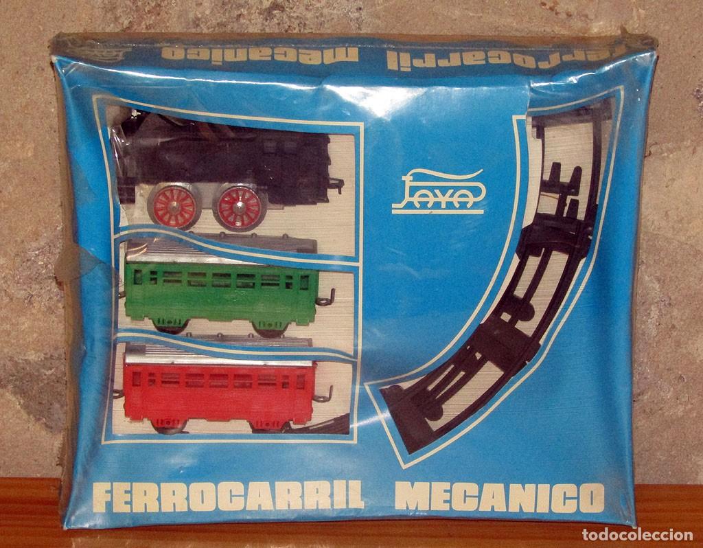 Juguetes antiguos Pay&aacute;: ANTIGUO FERROCARRIL MEC&Aacute;NICO, DE PAY&Aacute; - NUEVO, EN SU CAJA Y PRECINTADO