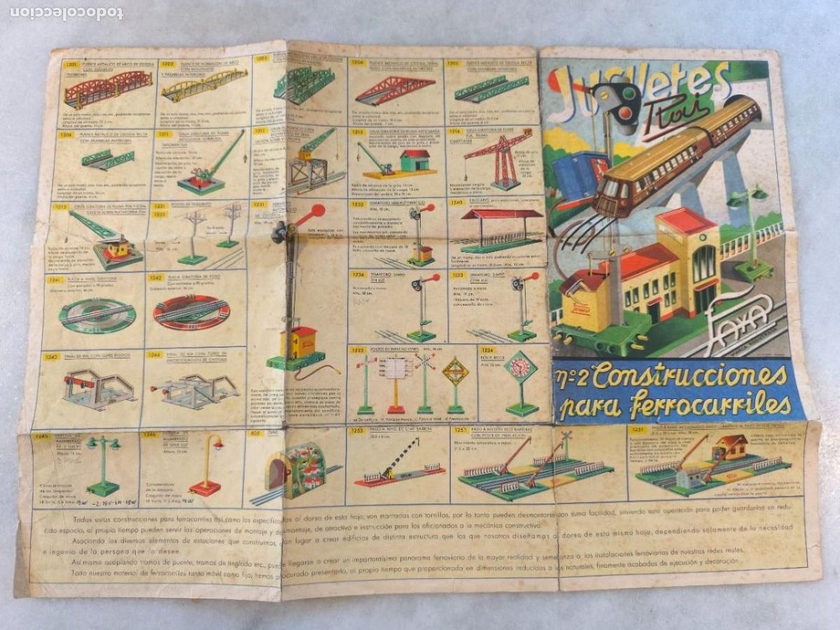 Juguetes antiguos Pay&aacute;: CATALOGO DE JUGUETES ROI Y PAYA N&ordm; 2 - CONSTRUCCIONES PARA FERROCARRILES L3
