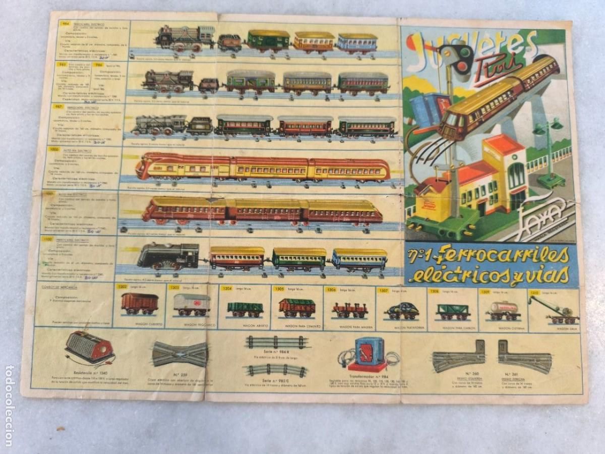 Juguetes antiguos Pay&aacute;: CATALOGO DE JUGUETES ROI Y PAYA N&ordm; 1 - CONSTRUCCIONES PARA FERROCARRILES L3