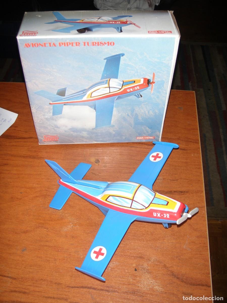 Juguetes antiguos Pay&aacute;: AVIONETA PIPER DE LA MARCA PAYA NO FUNCIONA