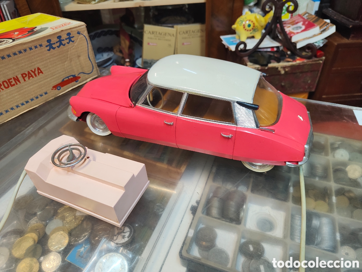 Juguetes antiguos Pay&aacute;: Excelente Citro&euml;n tibur&oacute;n Paya en caja a&ntilde;os 60