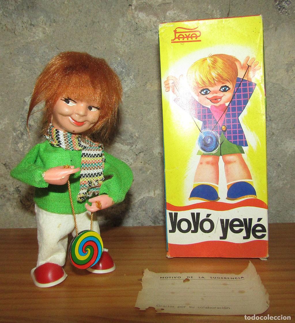 Juguetes antiguos Pay&aacute;: YOY&Oacute; YEY&Eacute; DE PAYA - MU&Ntilde;ECO CON YOYO A CUERDA - FUNCIONANDO - NUEVO Y EN SU CAJA - A&Ntilde;OS 60