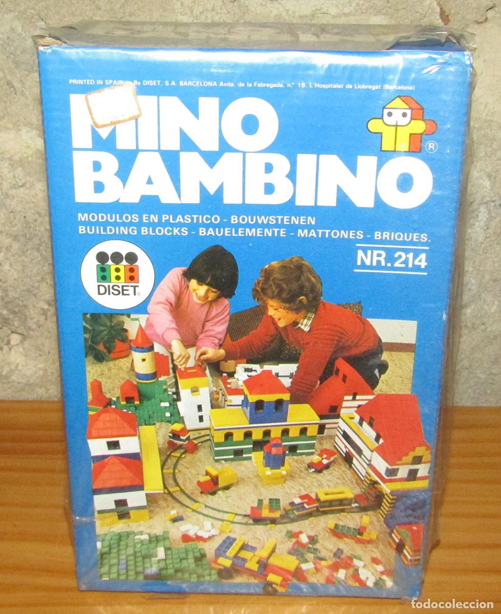 Juguetes antiguos Pay&aacute;: MINO BAMBINO, DE DISET - ANTIGUO JUEGO DE CONSTRUCCION - REF. 214 - NUEVO A ESTRENAR - PRECINTADO