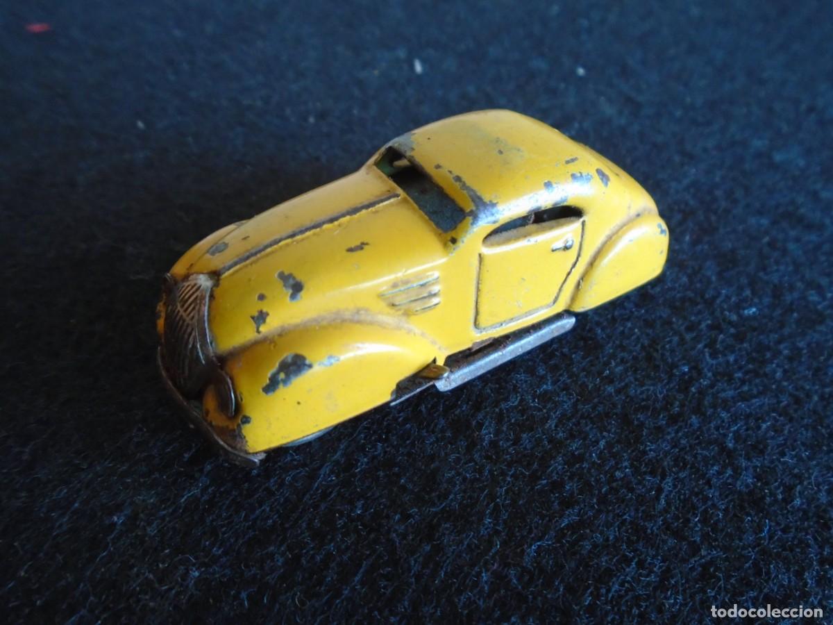 Juguetes antiguos Pay&aacute;: (JU-260900)Coche Auto Pulga, 6,5 cms, hojalata, mecanismo a cuerda, Paya Rai Ibi Spain, original
