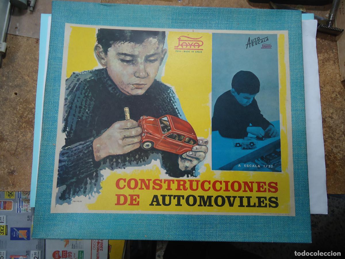 Altes Spielzeug Pay&aacute;: JUGUETE MARCA PAYA CONSTRUCCION DE AUTOMOVILES. EN SU CAJA ORIGINAL. RARO. -- AL