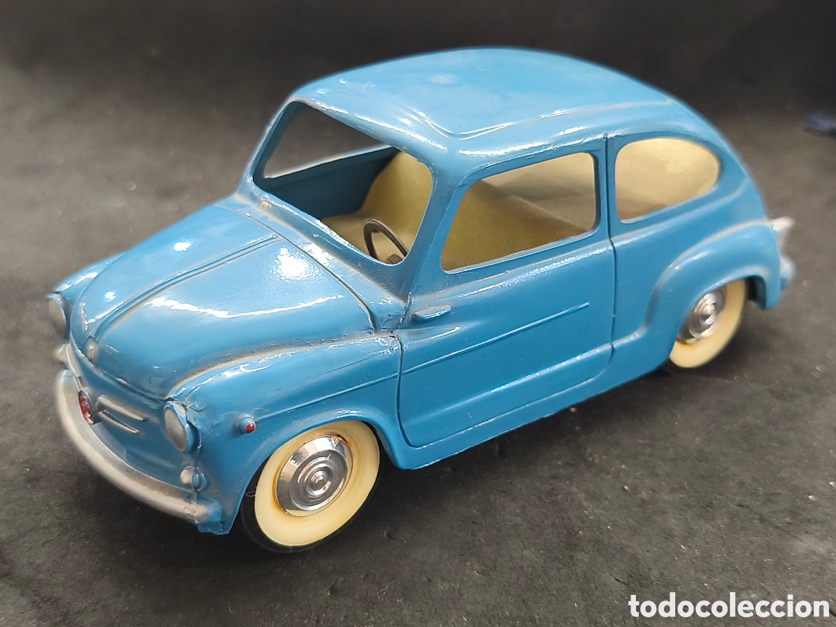Juguetes antiguos Pay&aacute;: Coche Seat 600 azul de Paya