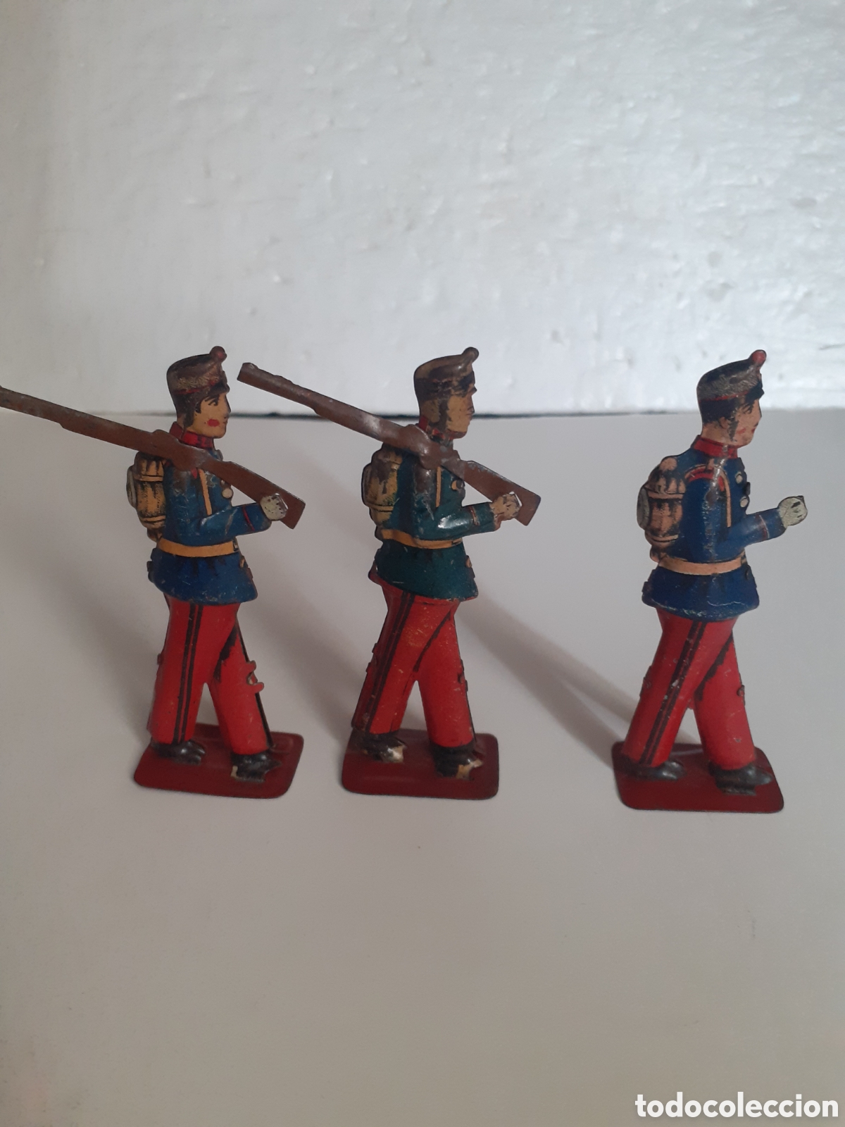Juguetes antiguos Pay&aacute;: PAYA SOLDADOS EJERCITO ESPA&Ntilde;OL HOJALATA ORIGINALES NO REPRO
