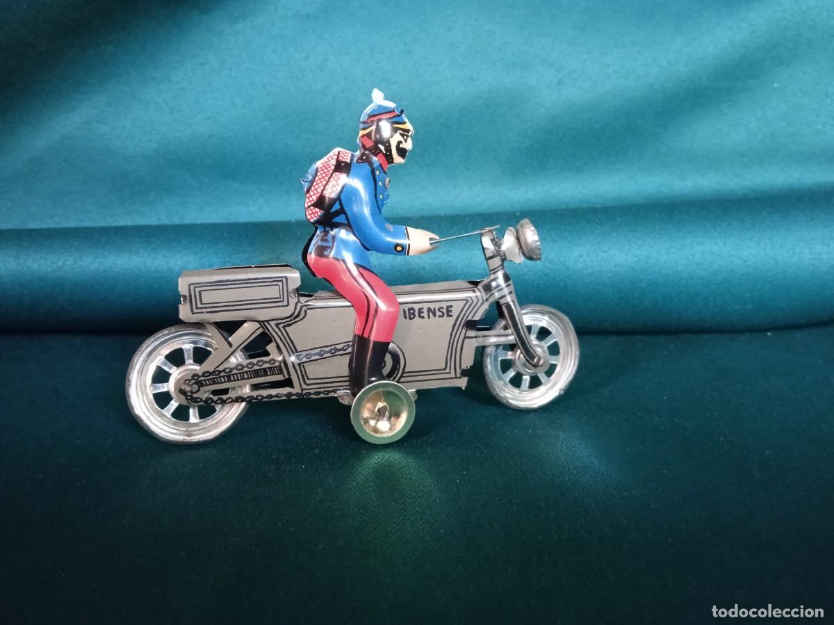 Juguetes antiguos Pay&aacute;: MOTO Hojalata &rdquo;IBENSE&rdquo;, de PAYA (IBI).