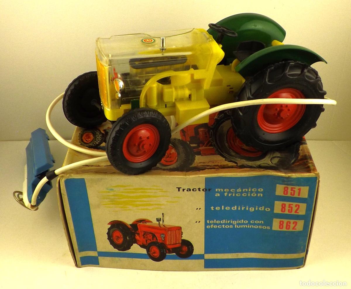 Juguetes antiguos Pay&aacute;: Paya Tractor mec&aacute;nico ref 862 (Restaurar)