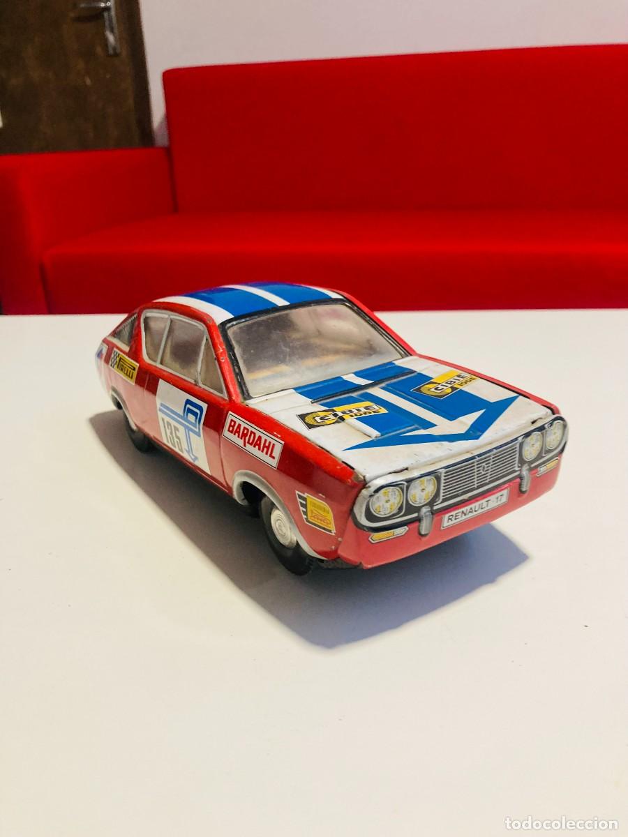 Juguetes antiguos Pay&aacute;: Antiguo Renault 17 Rallye Pay&aacute; Metal Salvaobst&aacute;culos (A&ntilde;os 70) - Vintage