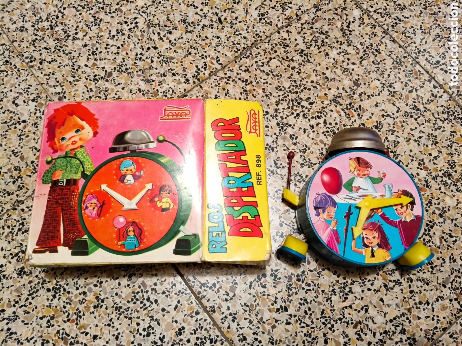 Juguetes antiguos Pay&aacute;: Reloj despertador Paya ref.898
