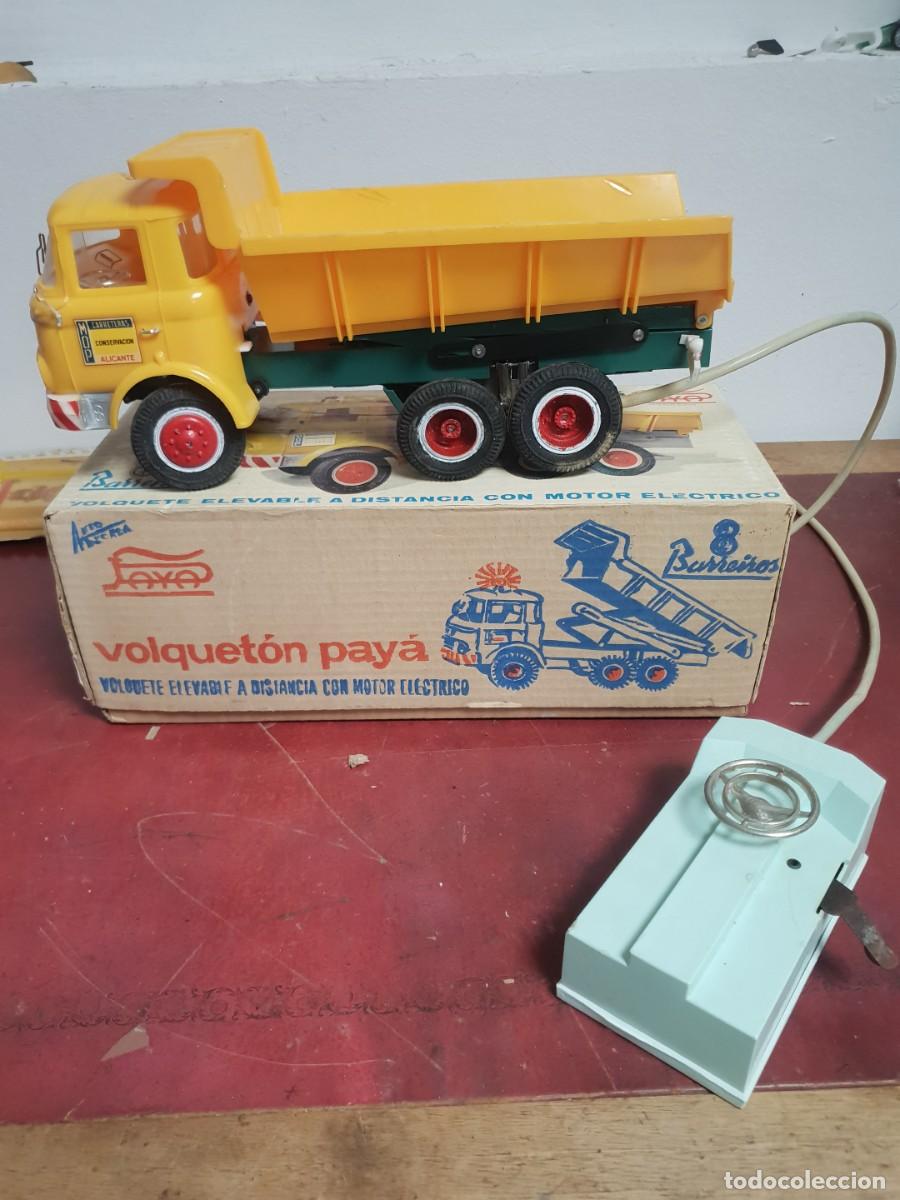 Giocattoli antichi Pay&aacute;: Camion volqueton de paya de tienda sin probar