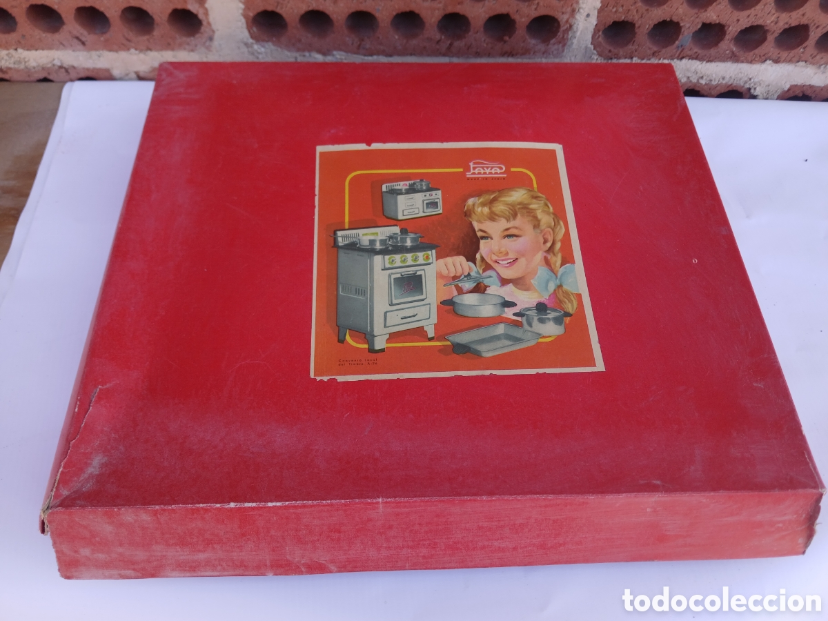Juguetes antiguos Pay&aacute;: JUGUETES PAY&Aacute;, COCINA EN CAJA ORIGINAL.