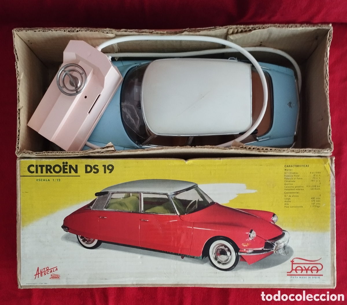Juguetes antiguos Pay&aacute;: Citroen DS Tibur&oacute;n de Pay&aacute;.