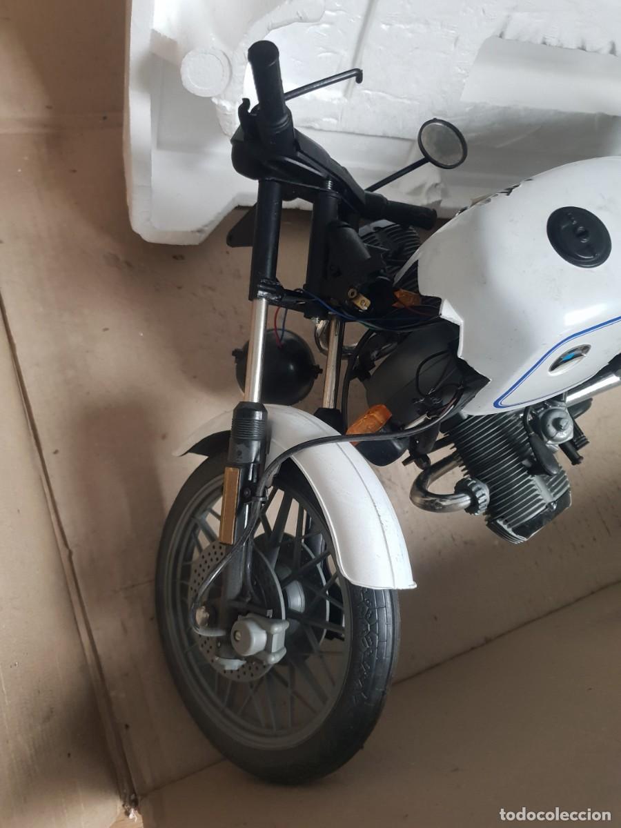 Juguetes antiguos Pay&aacute;: Paya BMW R 100 Rs blanca de tienda pero con horquilla rota