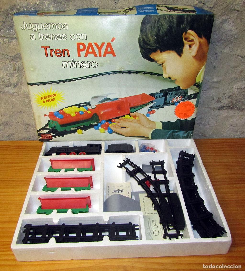 Juguetes antiguos Pay&aacute;: ANTIGUO TREN MINERO DE PAY&Aacute; - NUEVO Y EN SU CAJA ORIGINAL - A ESTRENAR