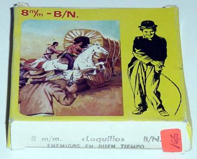 Old Toys: PELICULA DE CINE DE SUPER 8 ENEMIGOS EN BUEN TIEMPO