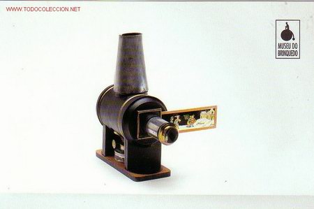 Juguetes antiguos: POSTAL LINTERNA MAGICA - Foto 1