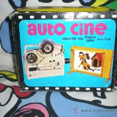Juguetes Antiguos: ANTIGUO PROYECTOR DE JUGUETE AUTO CINE FOR REGULAR SUPER 8 MM FILM WM POSIBLEMENTE AÑOS 50