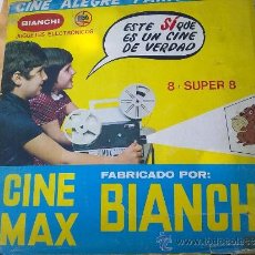Juguetes Antiguos: CINE MAX BIANCHI 8+SUPER 8 VENDEMOS 12 PELICULAS Y REGALAMOS MÁQUINA