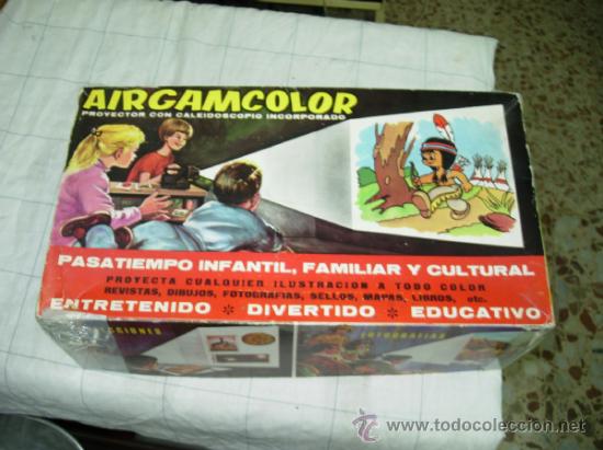 Juguetes antiguos: Proyector airgamcolor - Foto 1