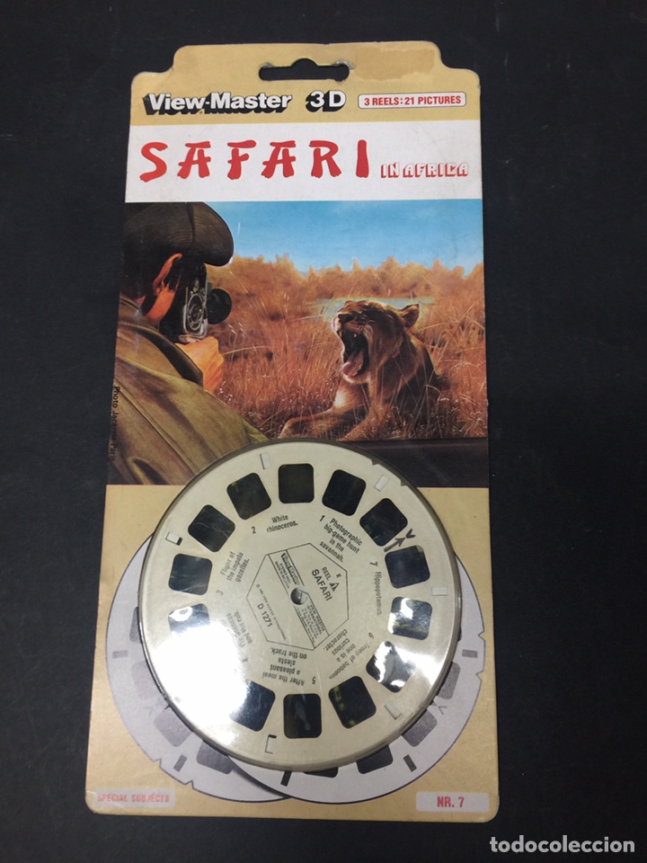Juguetes antiguos: View-Master 3D safari - Foto 1