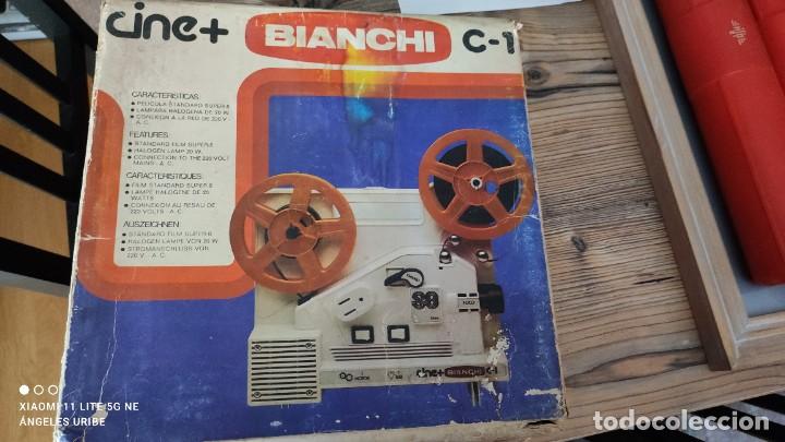 Juguetes antiguos: Proyector super 8 Bianchi - Foto 2