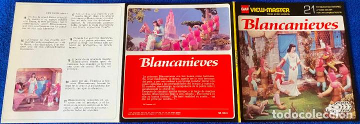 Juguetes antiguos: Blancanieves - ViewMaster - GAF (1977) - Foto 3