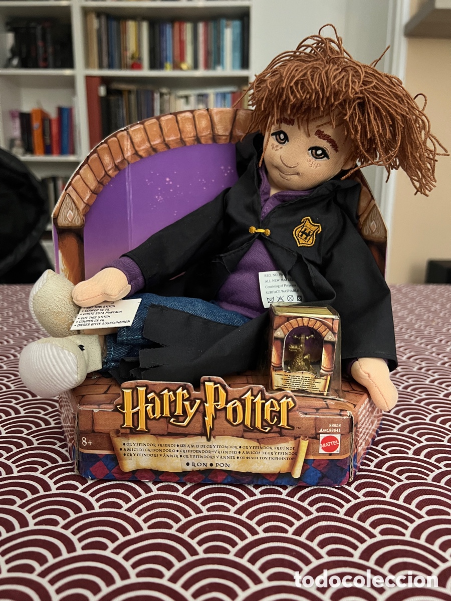 Muñeco de Peluche Ron (Harry Potter, Mattel, ref. 88658, 2001)
