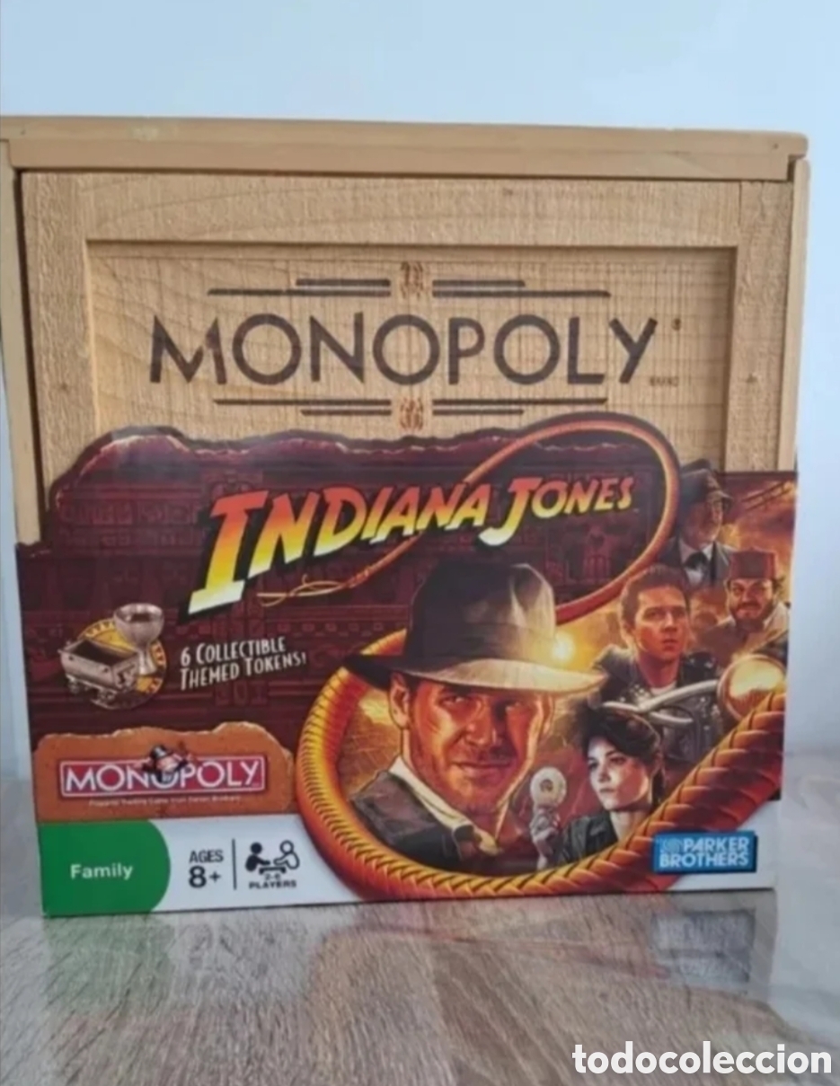 Juguetes antiguos: MONOPOLY INDIANA JONES ERROR DE IMPRESI&Oacute;N - COLECCIONISTA