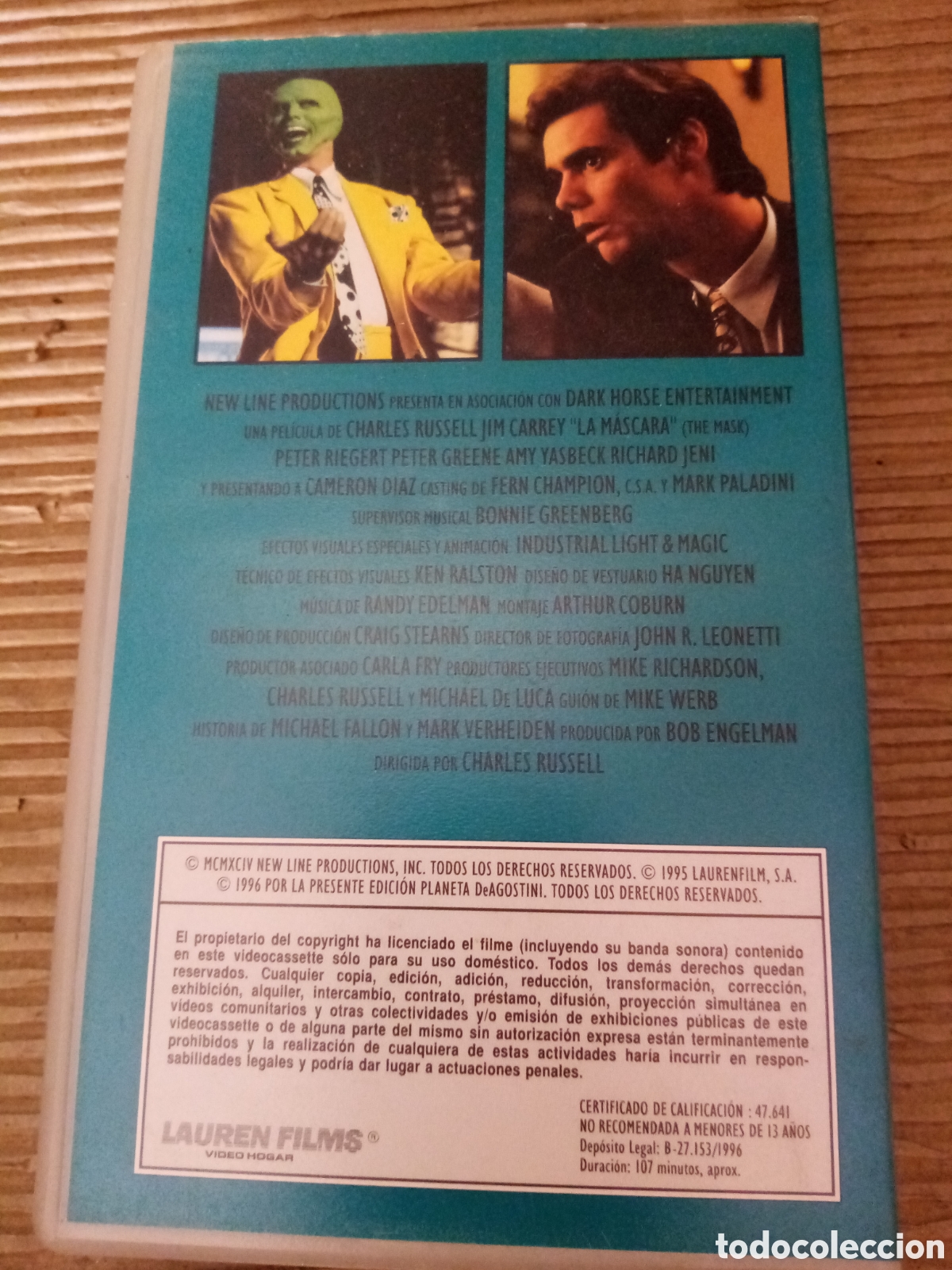 Juguetes antiguos: La M&aacute;scara. VHS - Foto 3