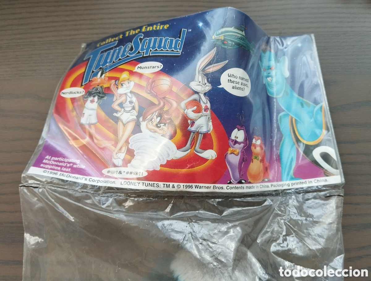 Juguetes antiguos: Peluche Blanko de Space Jam - Foto 5