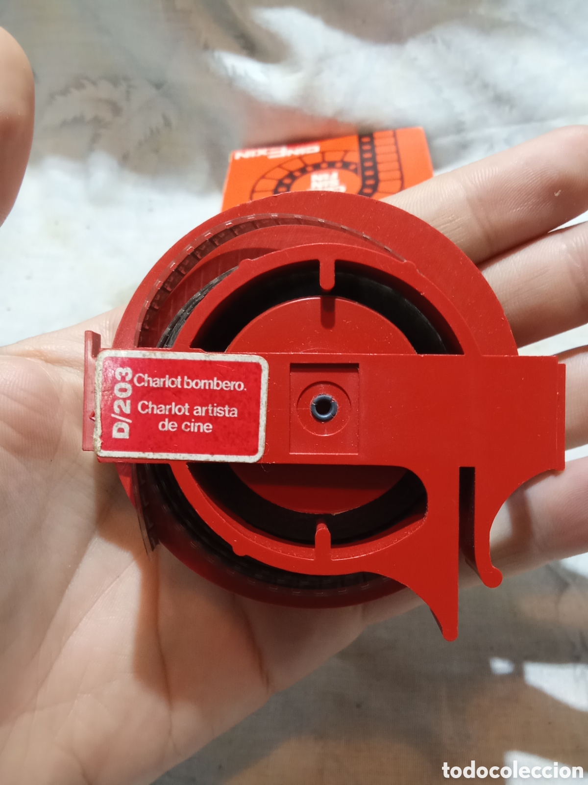 Altes Spielzeug: CINEXIN PEL&Iacute;CULA 8 mm CHARLOT BOMBERO/ CHARLOT ARTISTA DE CINE