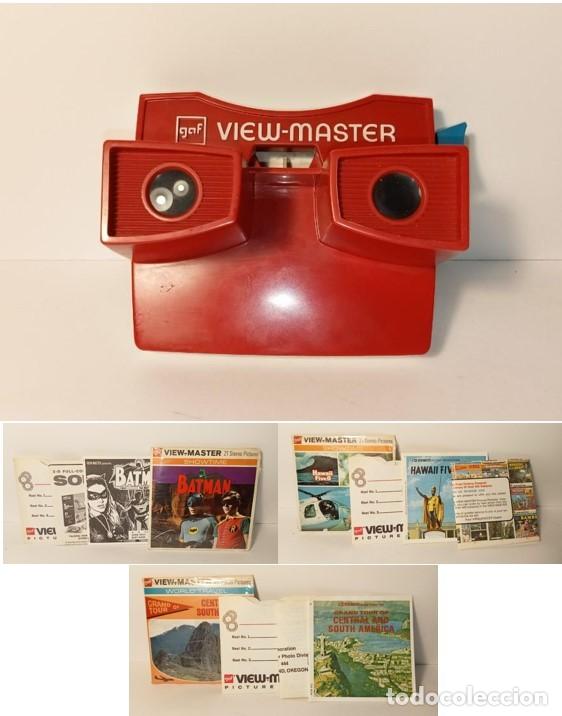 Brinquedos Antigos: VIEW MASTER GAF con 3 SOBRES