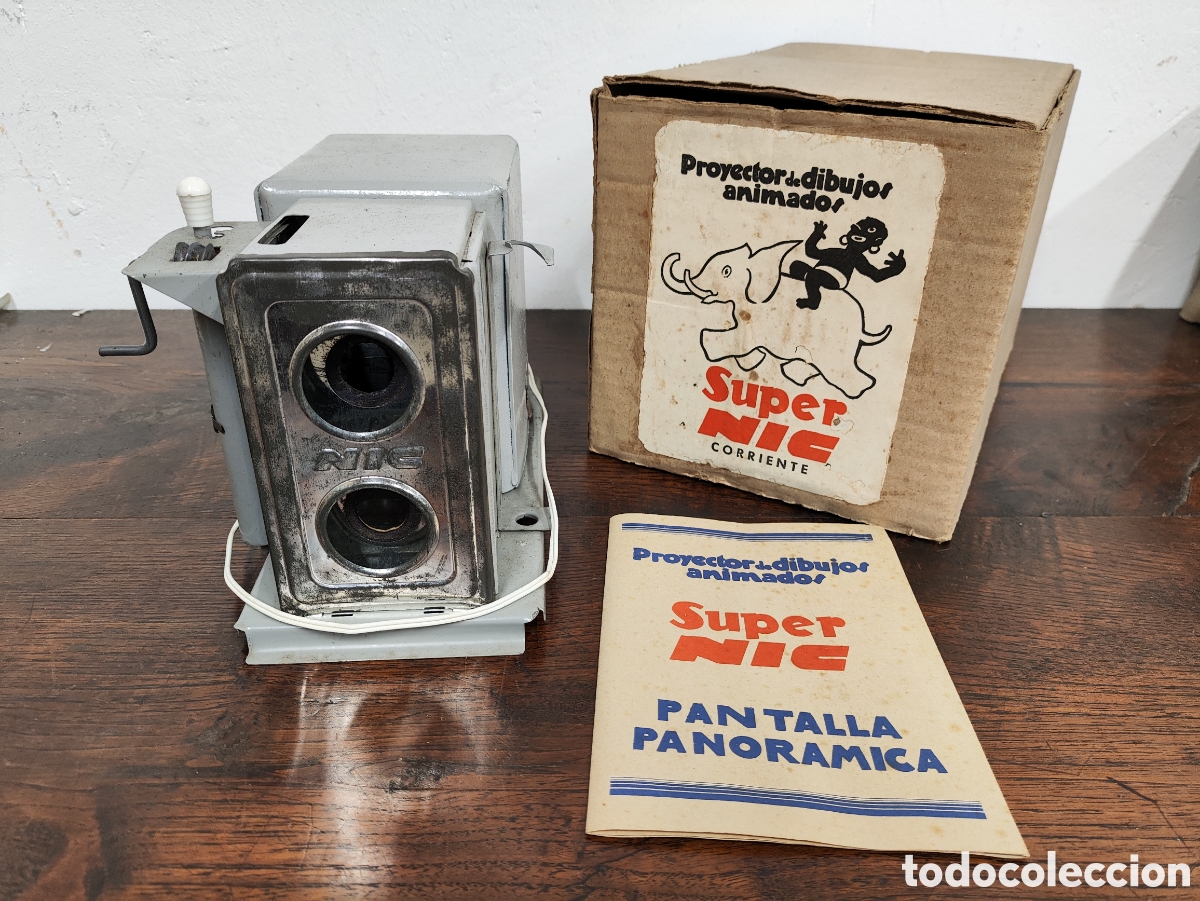 Jouets Anciens: ANTIGUO PROYECTOR SUPER NIC CORRIENTE
