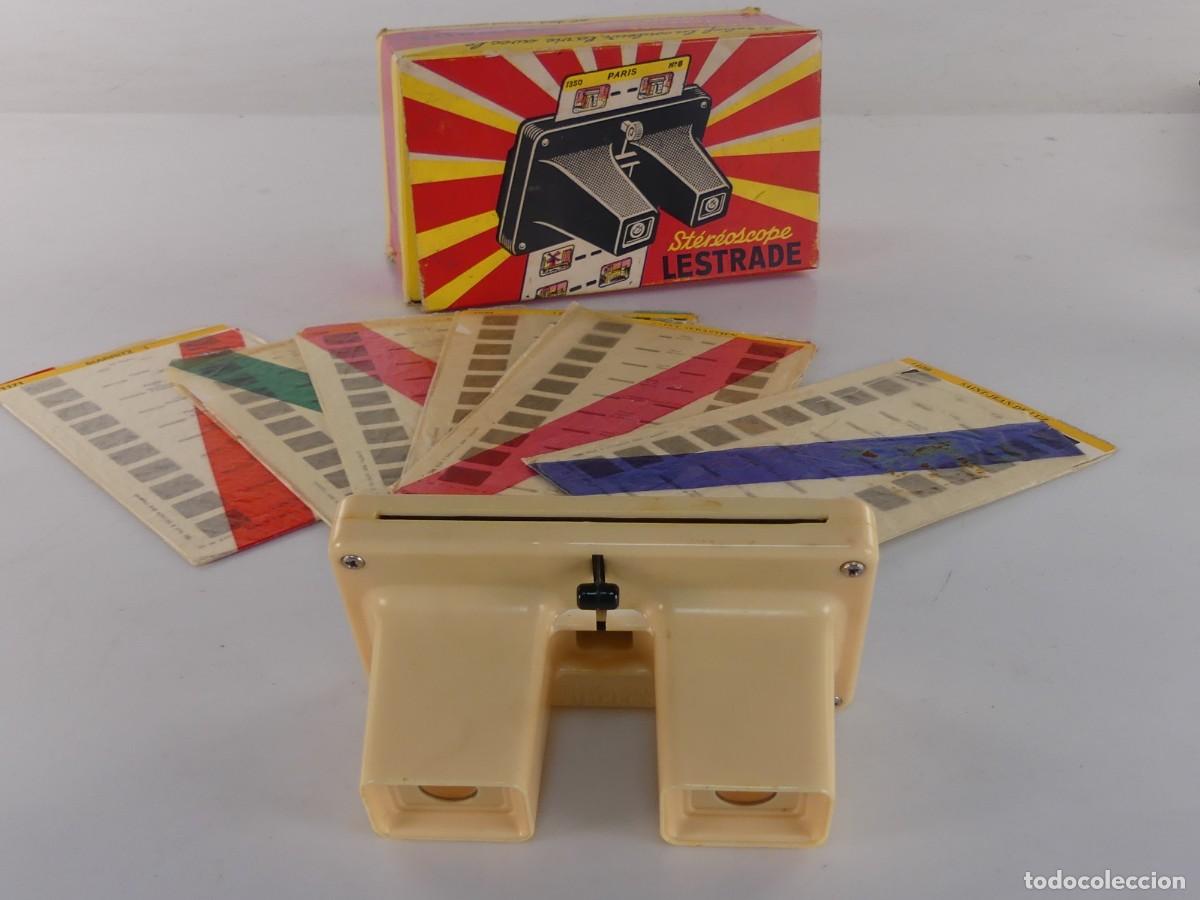 Jouets Anciens: Visor estereosc&oacute;pico Lestrade Simplex con hojas vistas