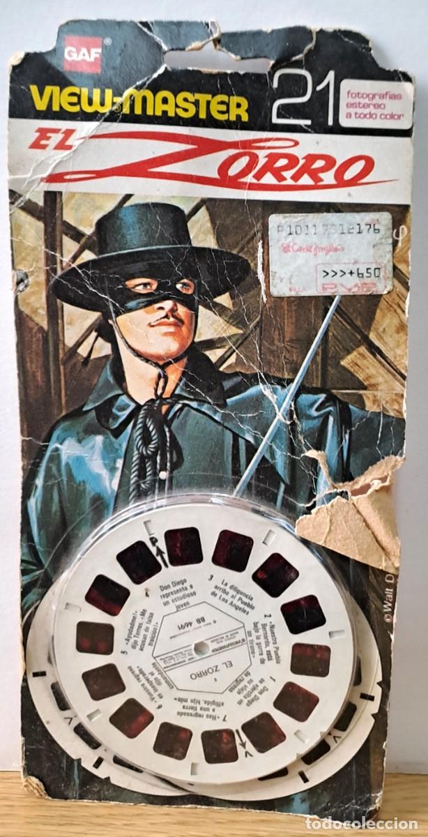 Giocattoli Antichi: PAQUETE DE DISCOS VIEW-MASTER 21 VINTAGE DEL ZORRO, PRECINTADO. VIEWMASTER-01
