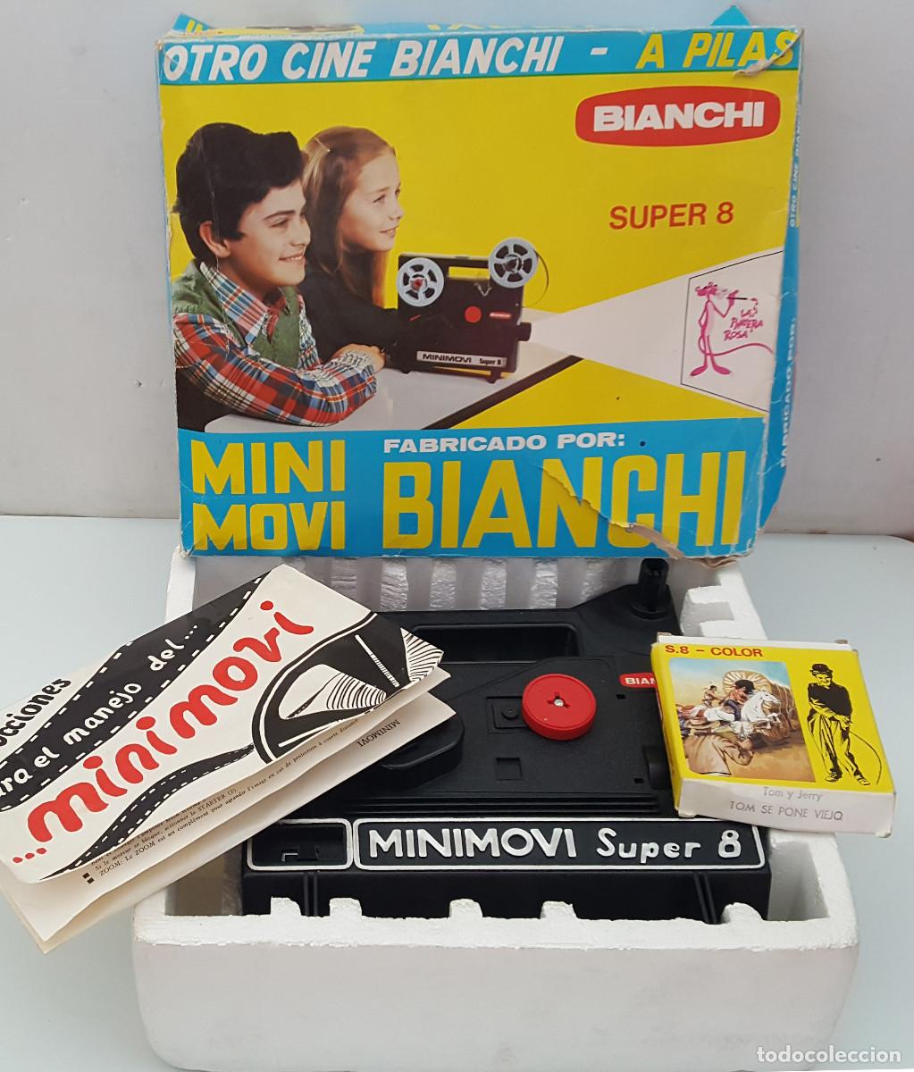 Giocattoli Antichi: PROYECTOR CINE A PILAS MINIMOVI BIANCHI SUPER 8, INCOMPLETO, LO QUE SE VE EN LAS FOTOS
