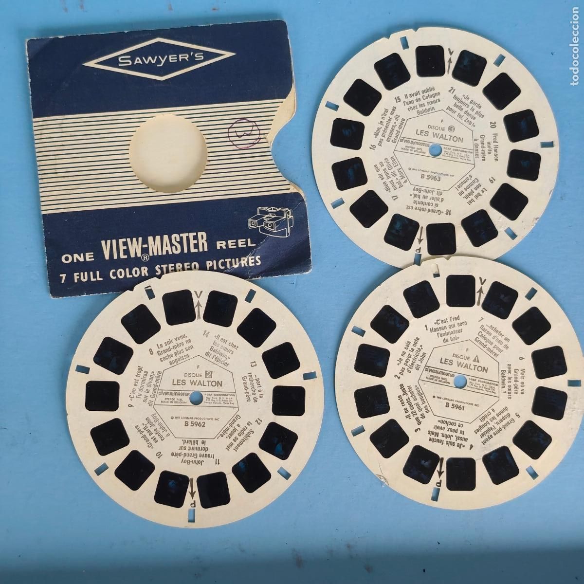 Giocattoli Antichi: Rome modern ROMA MODERNA ITALIA TRES DISCOS PEL&Iacute;CULAS VIEW MASTER ITALY