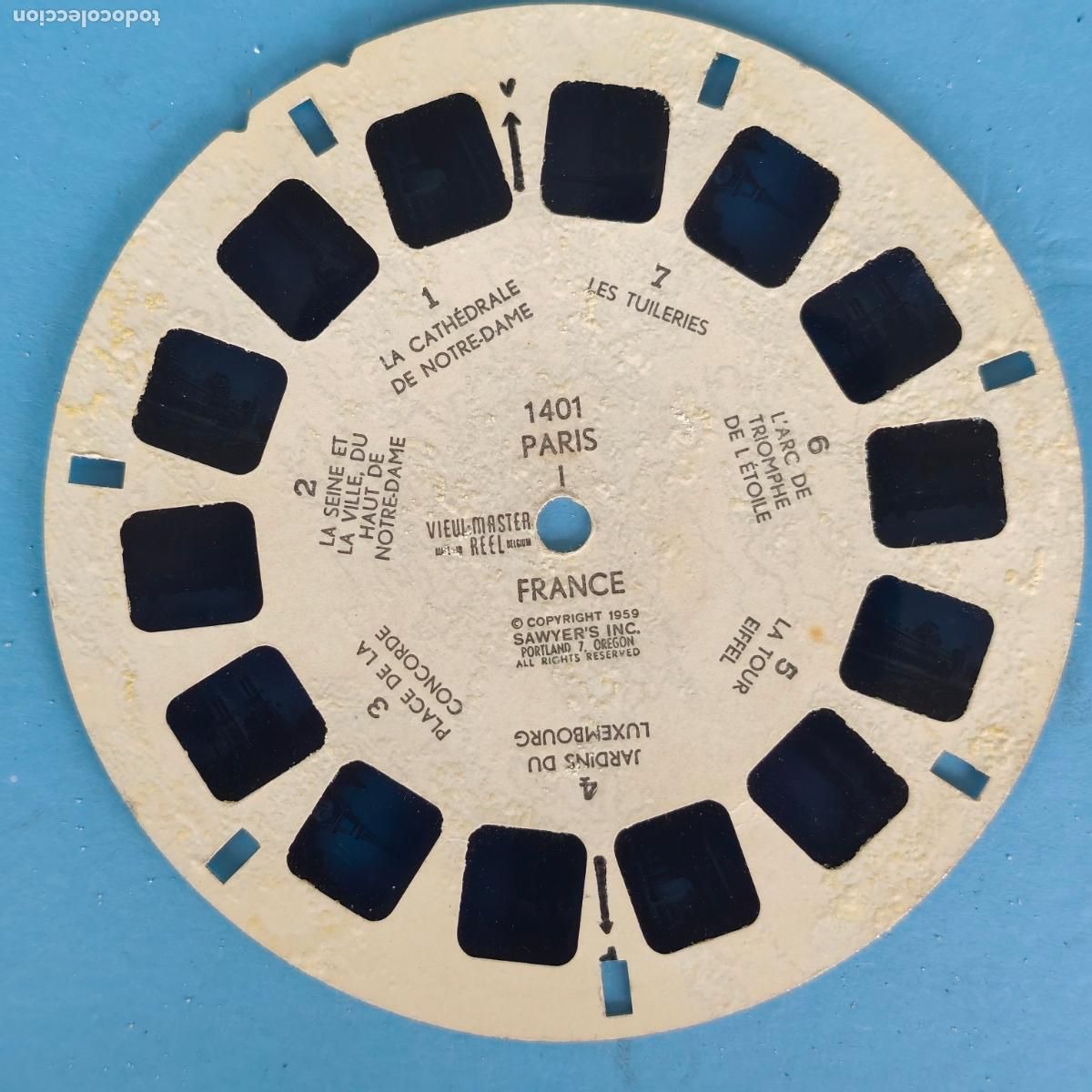 Old Toys: Disco Paris France Francia view master