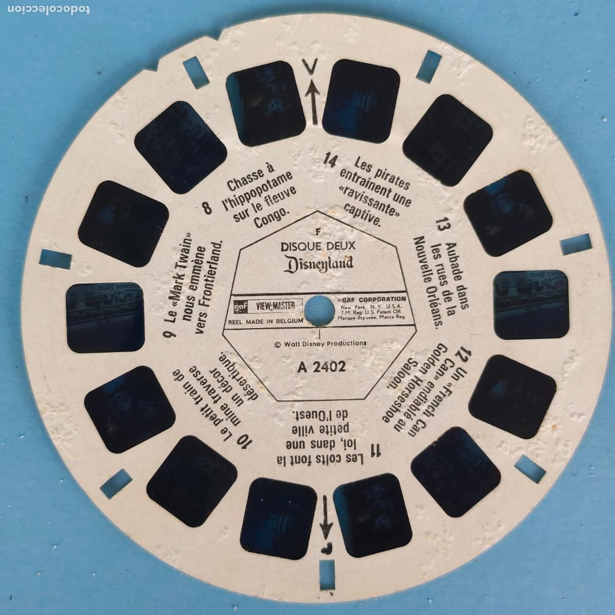 Juguetes antiguos: Disco DISNEYLAND view master