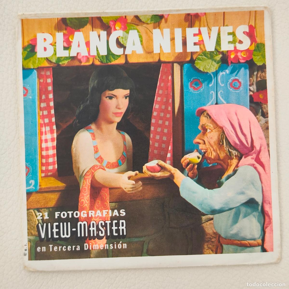 Old Toys: 3D View Master Disney Blancanieves y los siete enanitos un disco